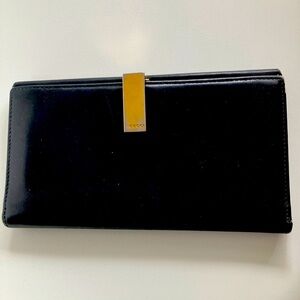 Gucci Black Vintage long wallet